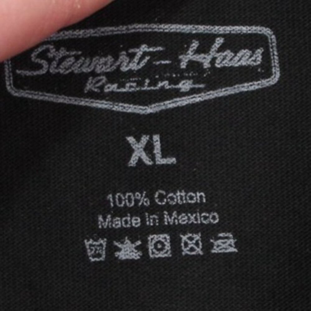 Aric Almirola Go Bowling Nascar Mens T-Shirt XL Black Stewart-Haas Racing 100% C - Picture 3 of 5
